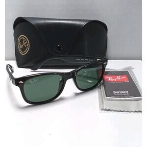 Ray-Ban Junior Boys Sunglasses RJ9052S Wayfarer Black Plastic